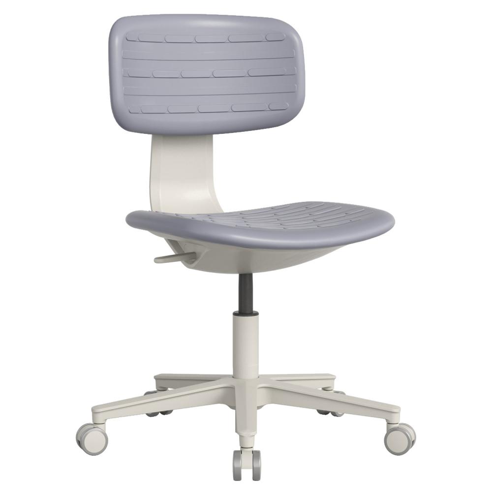 TEQLER | Laborstuhl NAPLES ohne Armlehne grau (T170720)