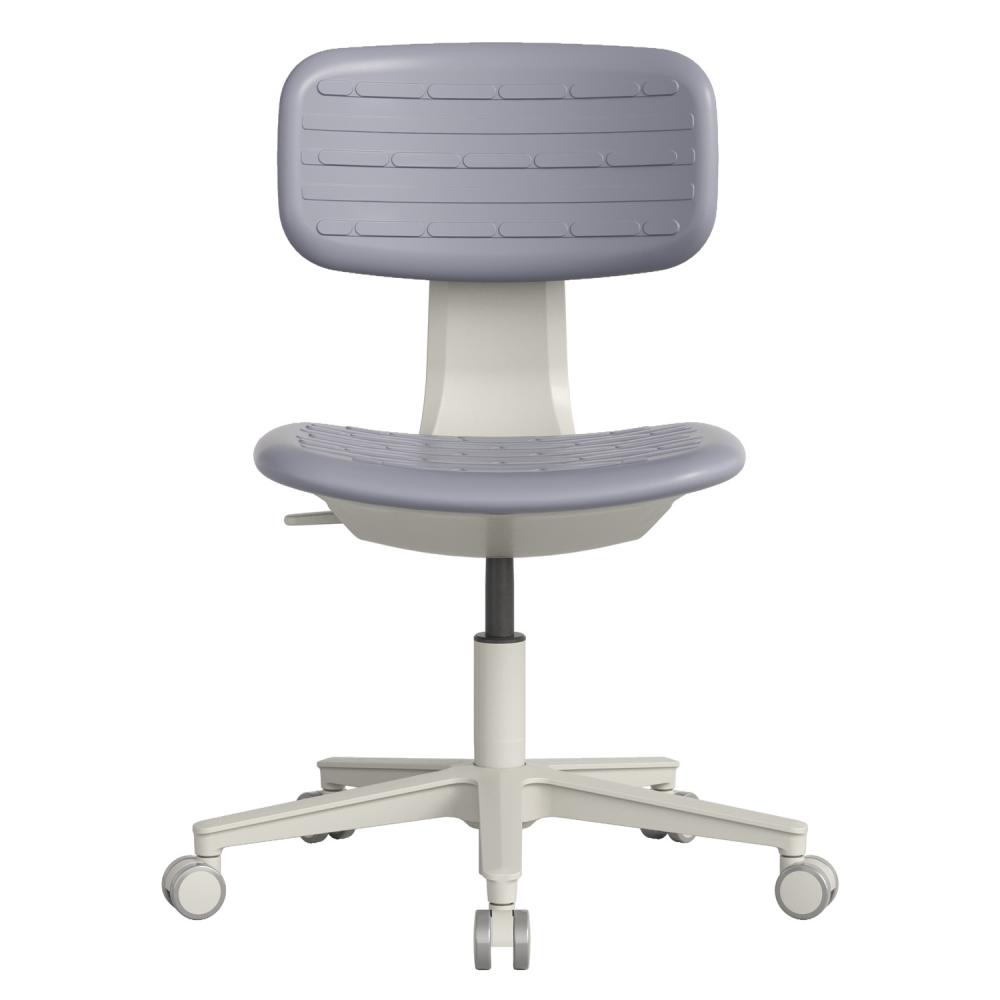 TEQLER | Laborstuhl NAPLES ohne Armlehne grau (T170720)