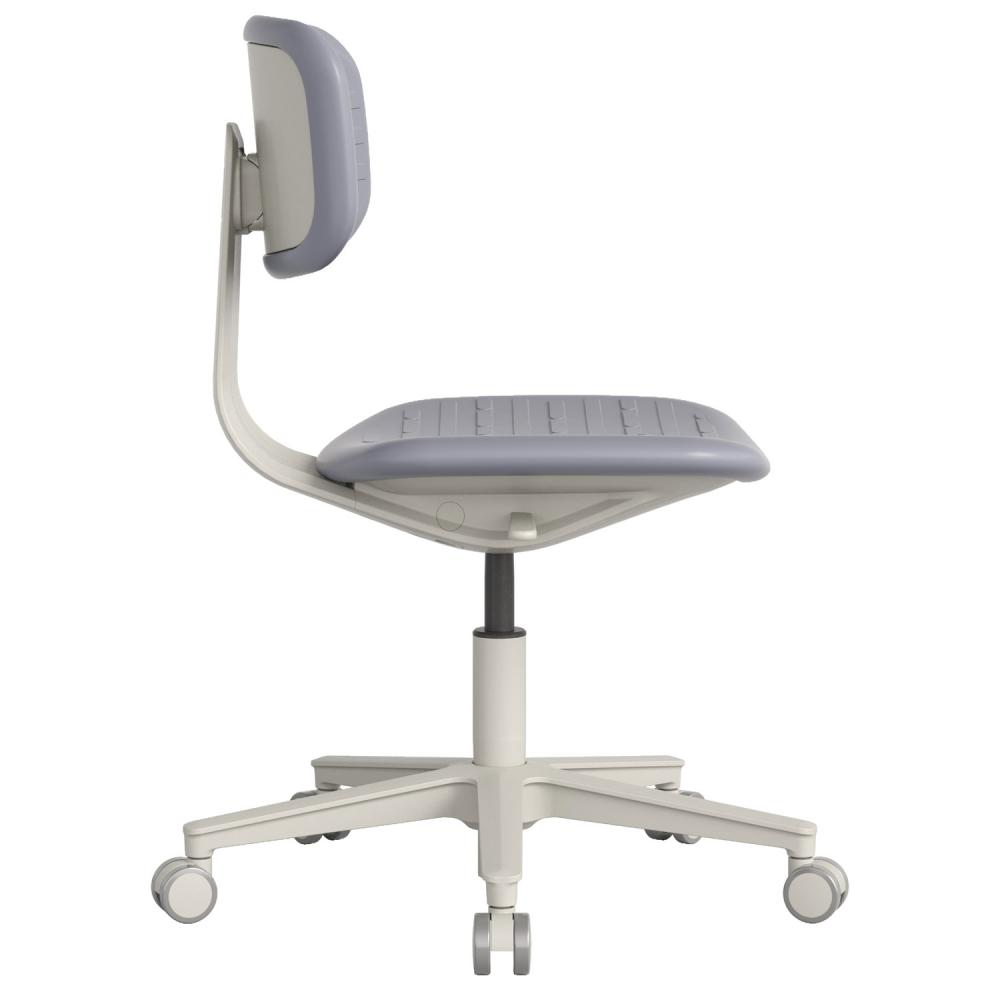 TEQLER | Laborstuhl NAPLES ohne Armlehne grau (T170720)