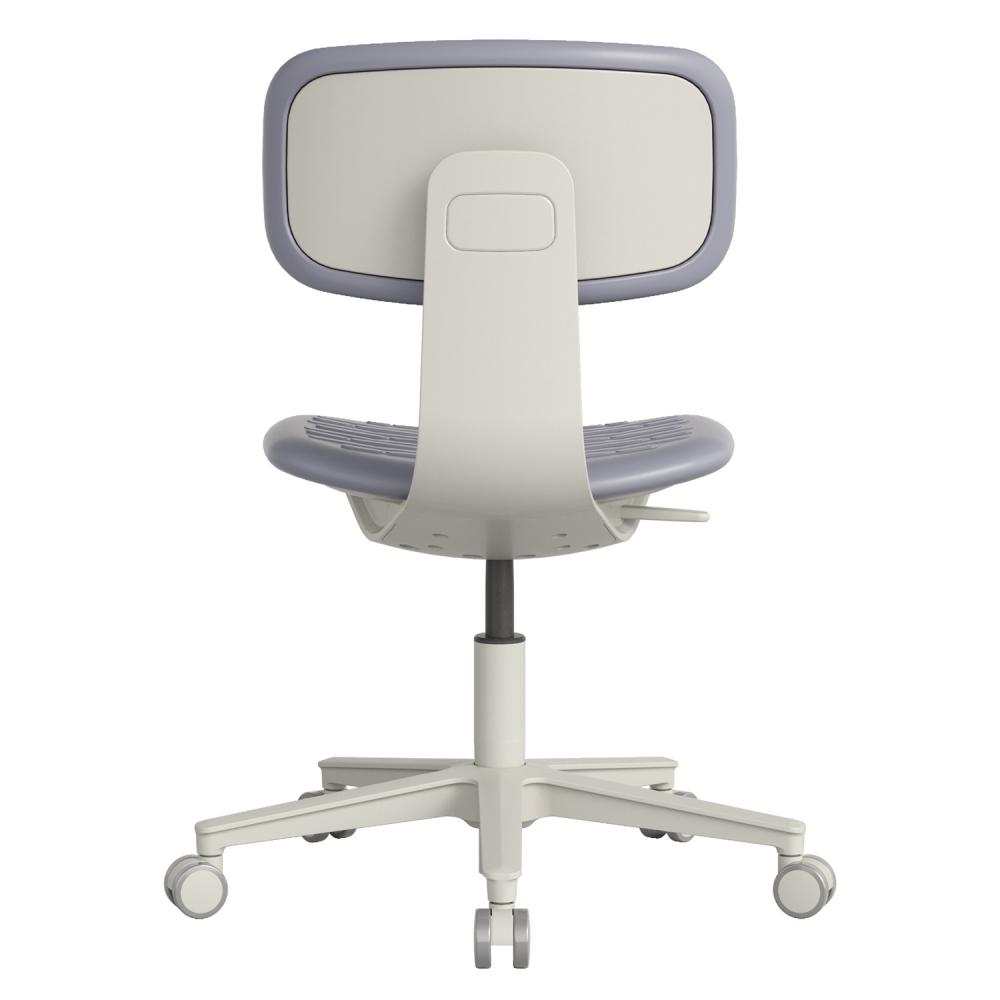 TEQLER | Laborstuhl NAPLES ohne Armlehne grau (T170720)