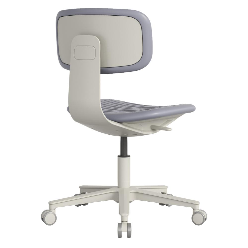 TEQLER | Laborstuhl NAPLES ohne Armlehne grau (T170720)