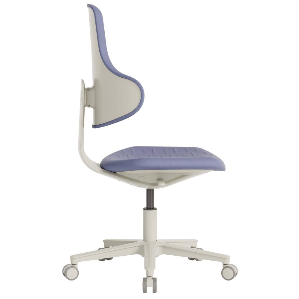 TEQLER | Laborrollhocker PALERMO grau (T170729)