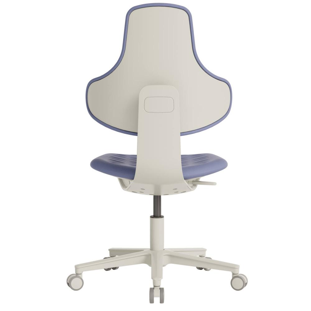 TEQLER | Laborrollhocker PALERMO grau (T170729)