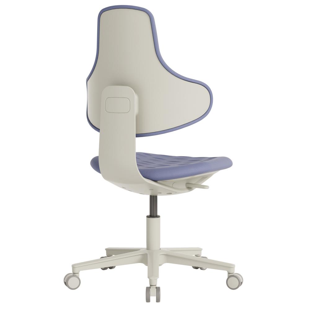 TEQLER | Laborrollhocker PALERMO grau (T170729)