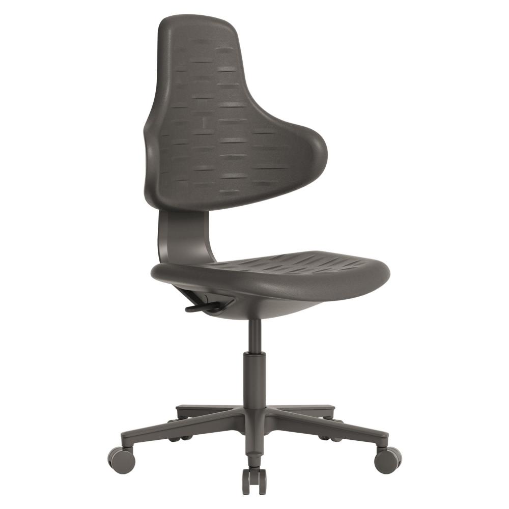 TEQLER | Laborrollhocker PALERMO schwarz (T170730)