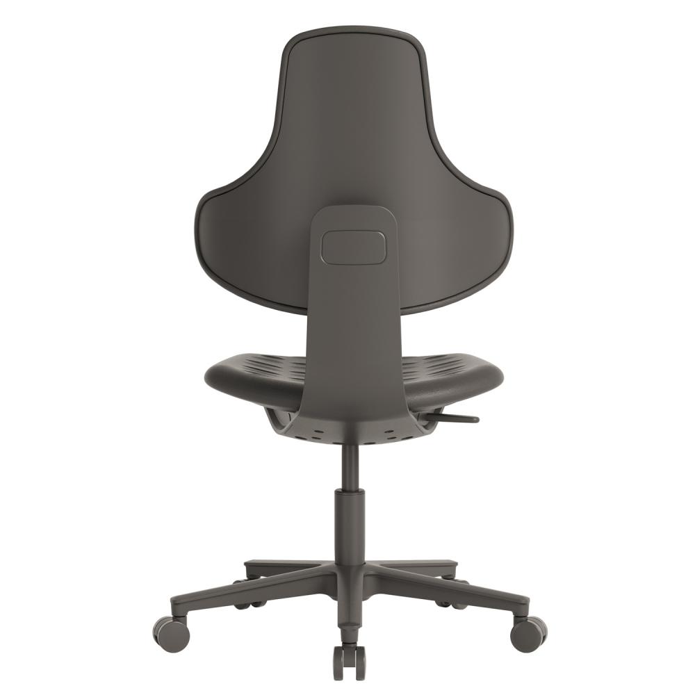 TEQLER | Laborrollhocker PALERMO schwarz (T170730)