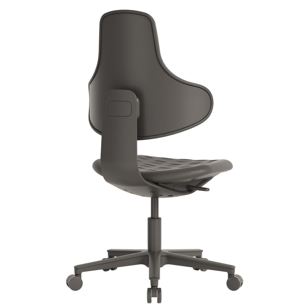 TEQLER | Laborrollhocker PALERMO schwarz (T170730)