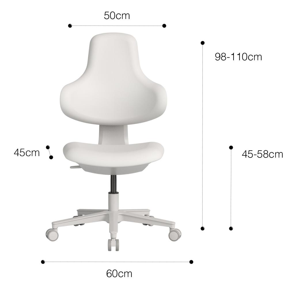 TEQLER | Praxisdrehstuhl SIENA weiß (T170731)