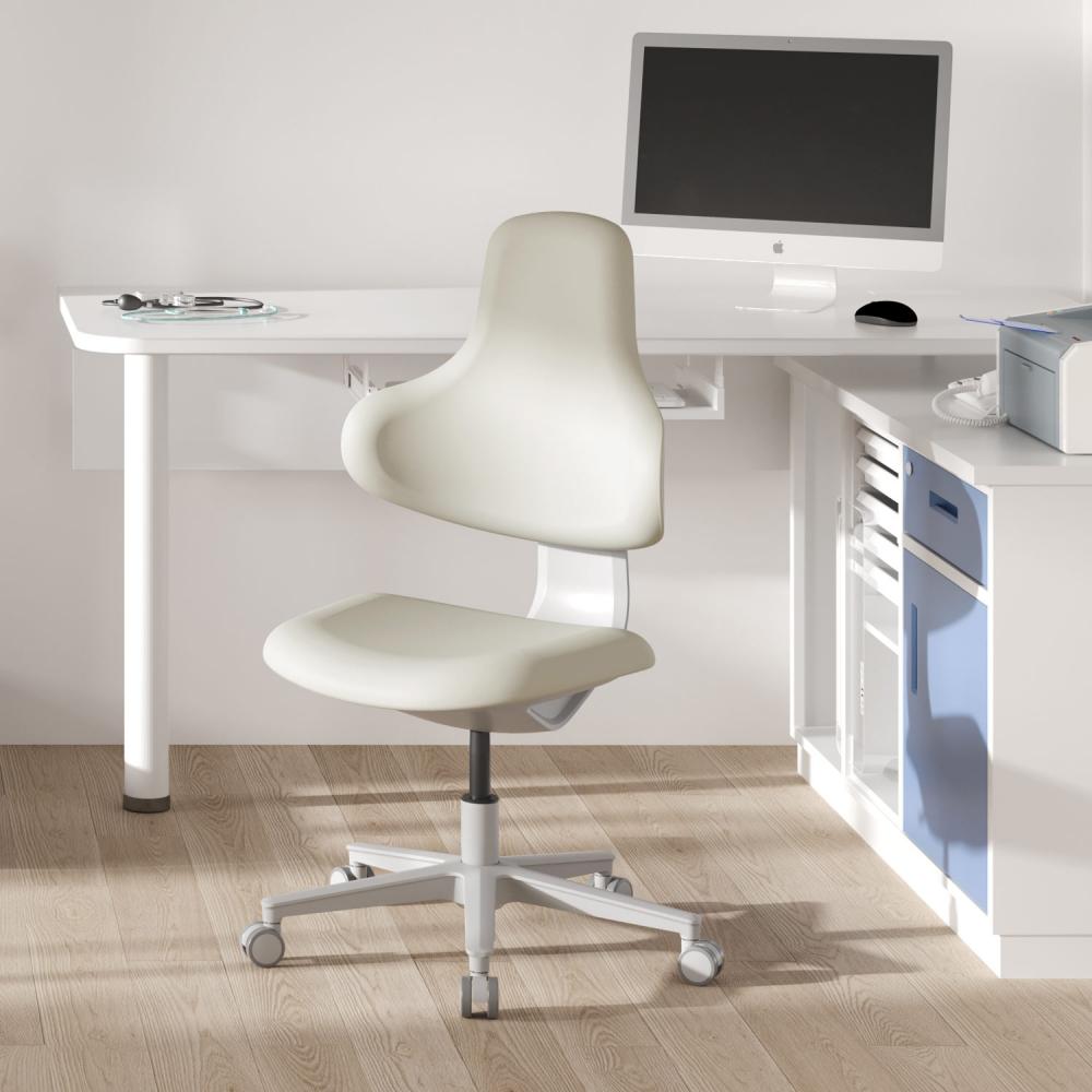 TEQLER | Praxisdrehstuhl SIENA weiß (T170731)