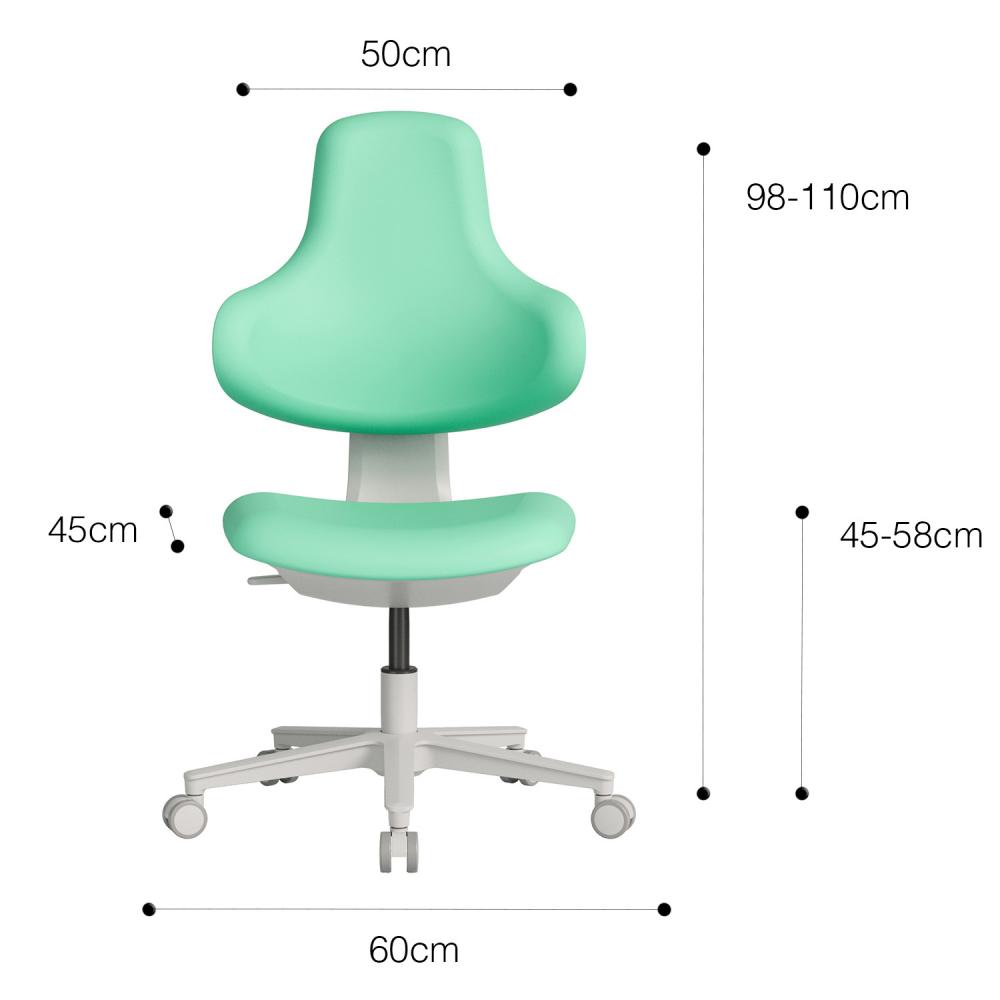 TEQLER | Praxisdrehstuhl SIENA hellgrün (T170732)