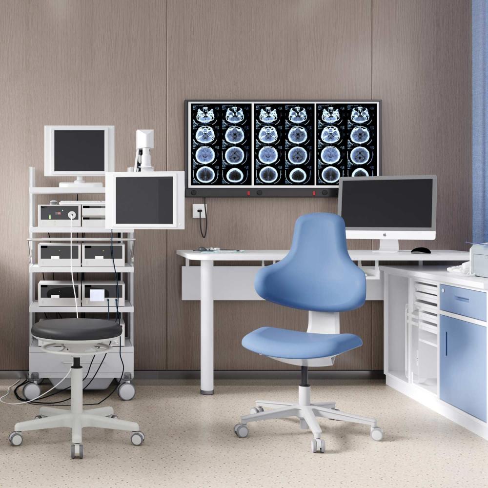 TEQLER | Praxisdrehstuhl SIENA dunkelblau (T170733)