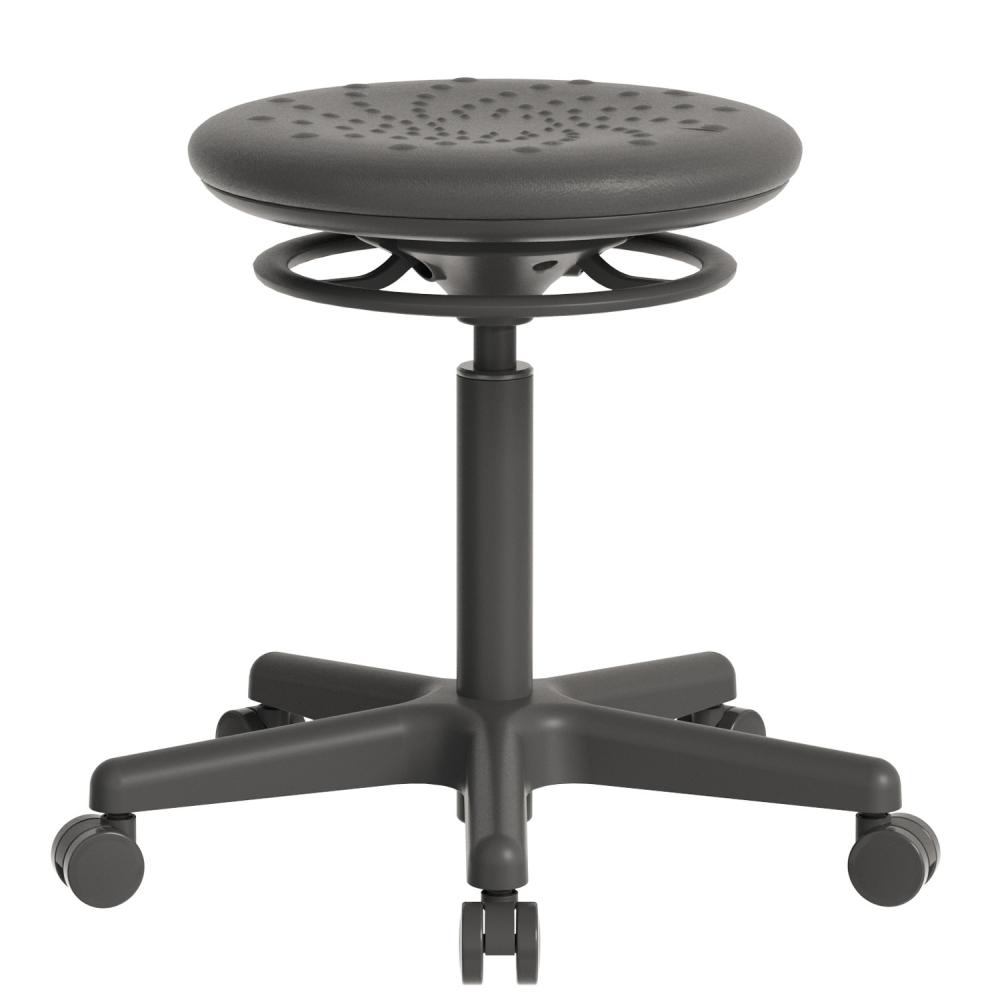 TEQLER | Laborrollhocker CATANIA schwarz (T170735)