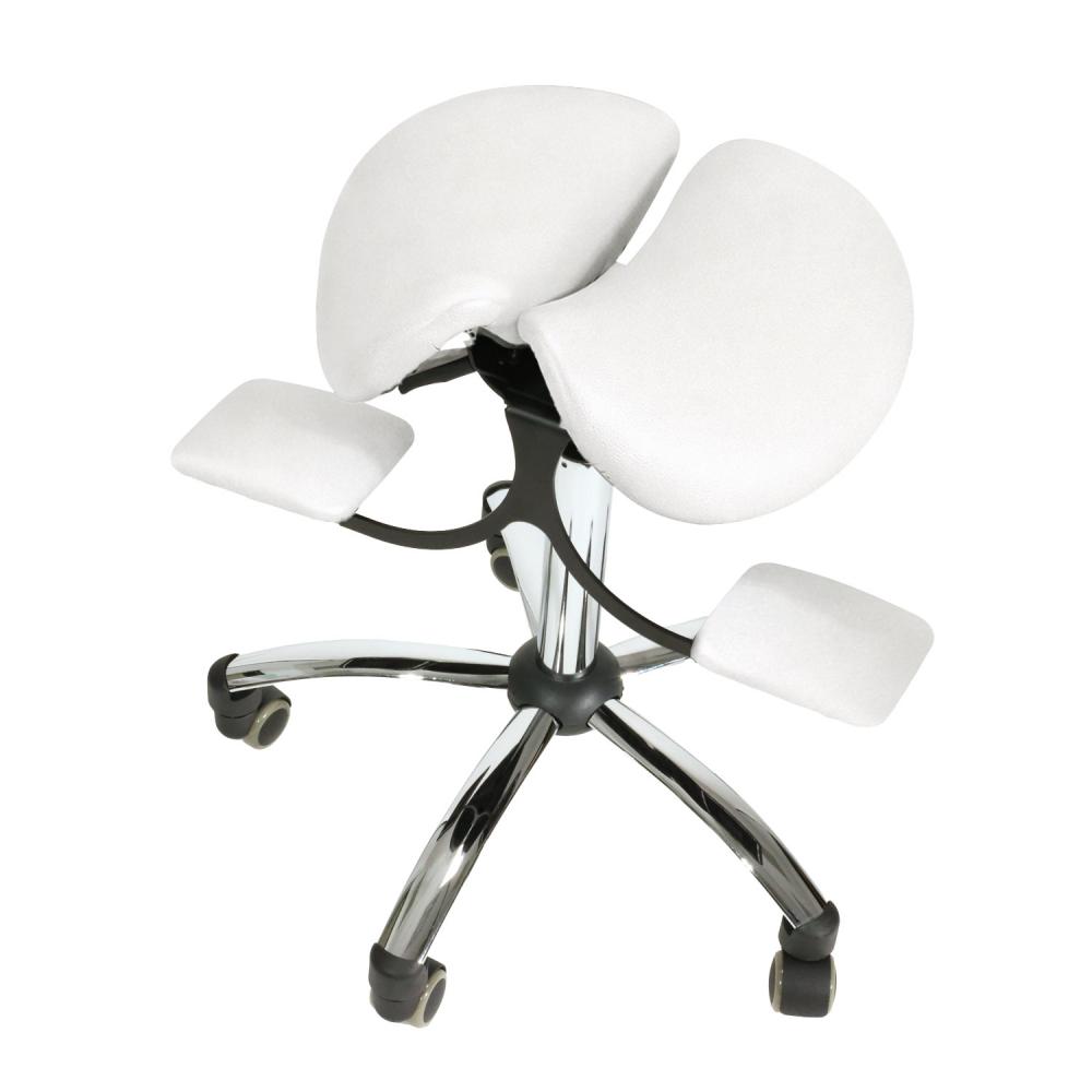 TEQLER | Sattelstuhl ErgoWork weiß (T170742)