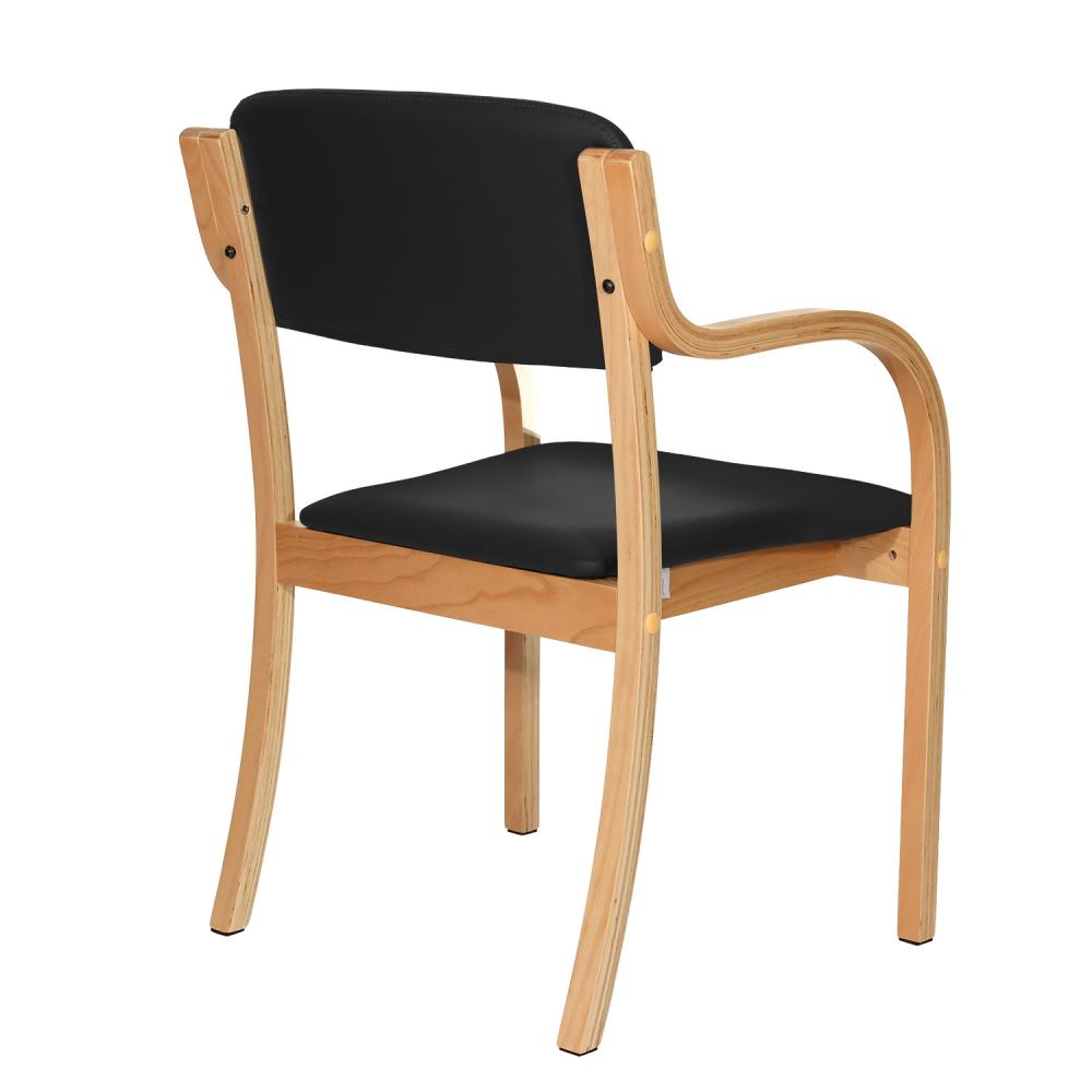 TEQLER | Besucherstuhl Comfort+ schwarz (T170914)