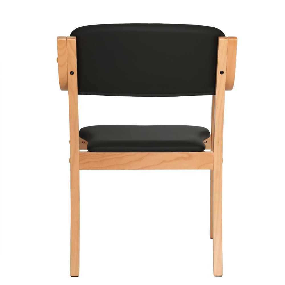 TEQLER | Besucherstuhl Comfort+ schwarz (T170914)