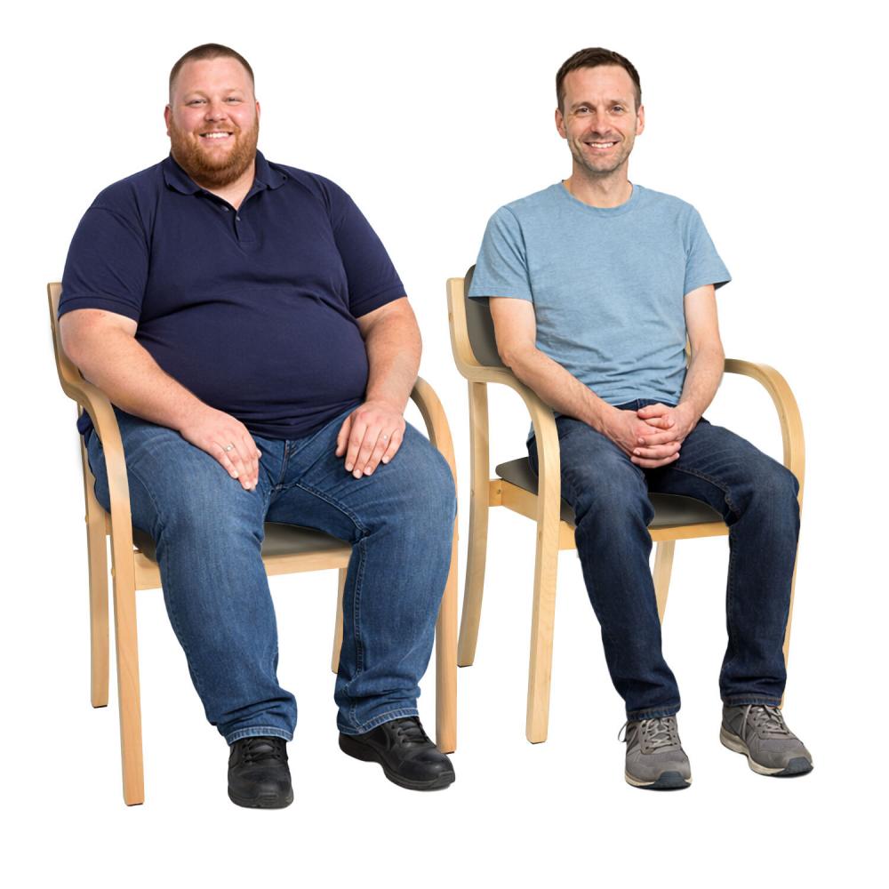 TEQLER | Besucherstuhl Comfort+ anthrazit (T170915)