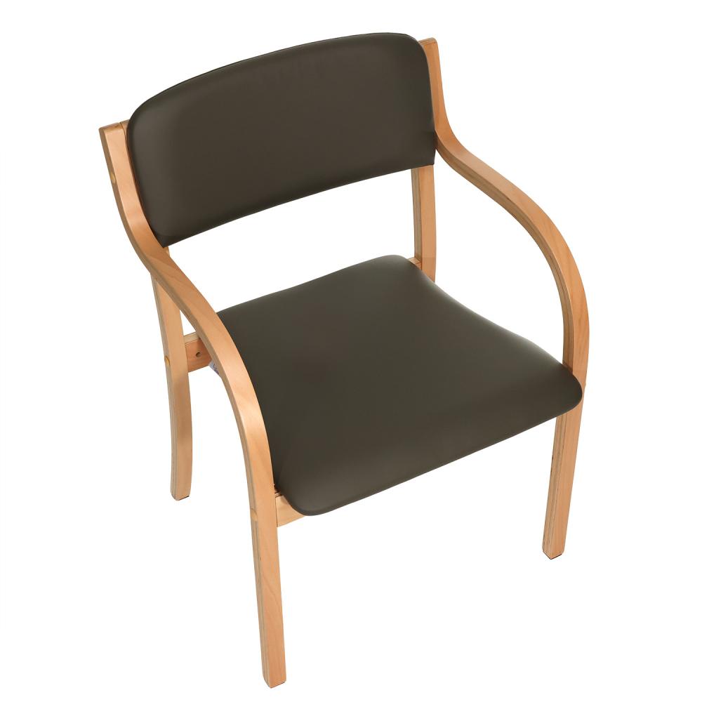 TEQLER | Besucherstuhl Comfort+ anthrazit (T170915)