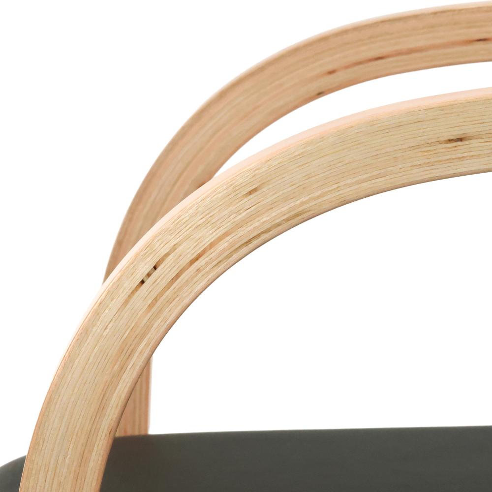 TEQLER | Besucherstuhl Comfort+ anthrazit (T170915)