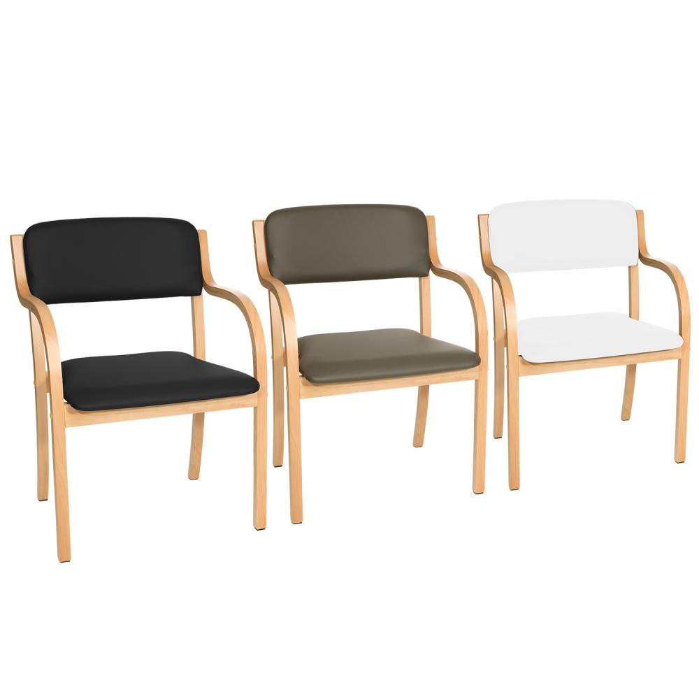 TEQLER | Besucherstuhl Comfort+ weiß (T170916)