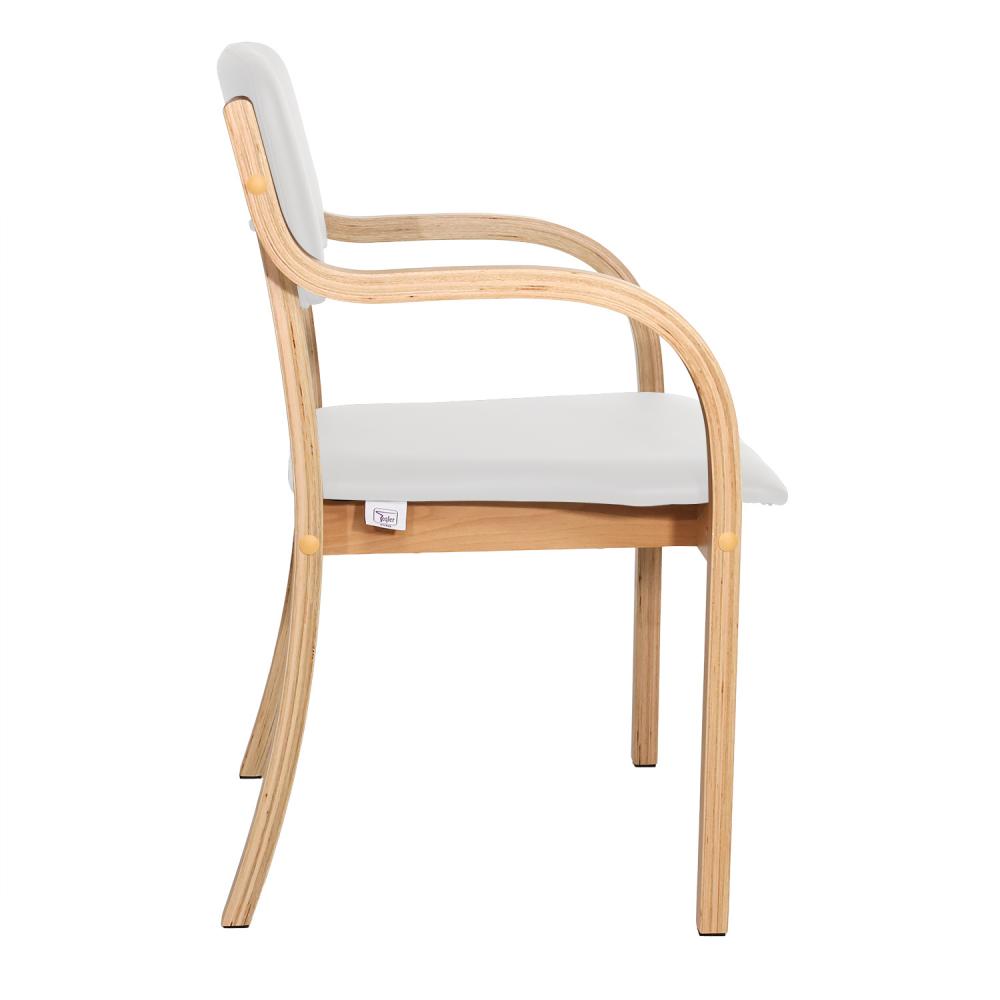 TEQLER | Besucherstuhl Comfort+ weiß (T170916)