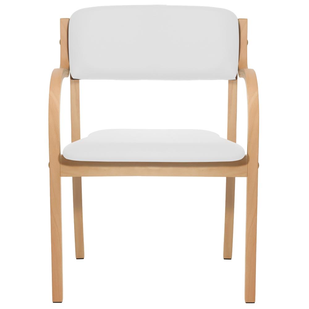 TEQLER | Besucherstuhl Comfort+ weiß (T170916)