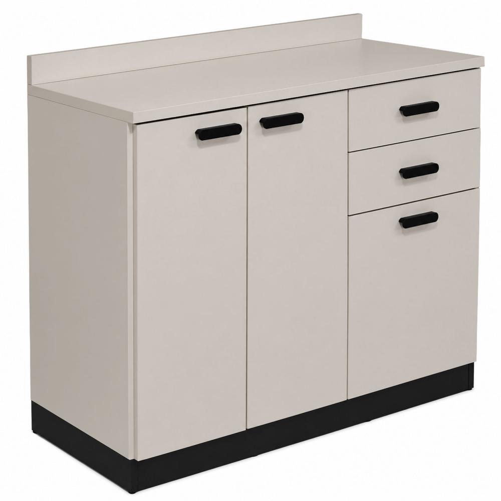 TEQLER | Sideboard VARDE grau / schwarz (T1711880)