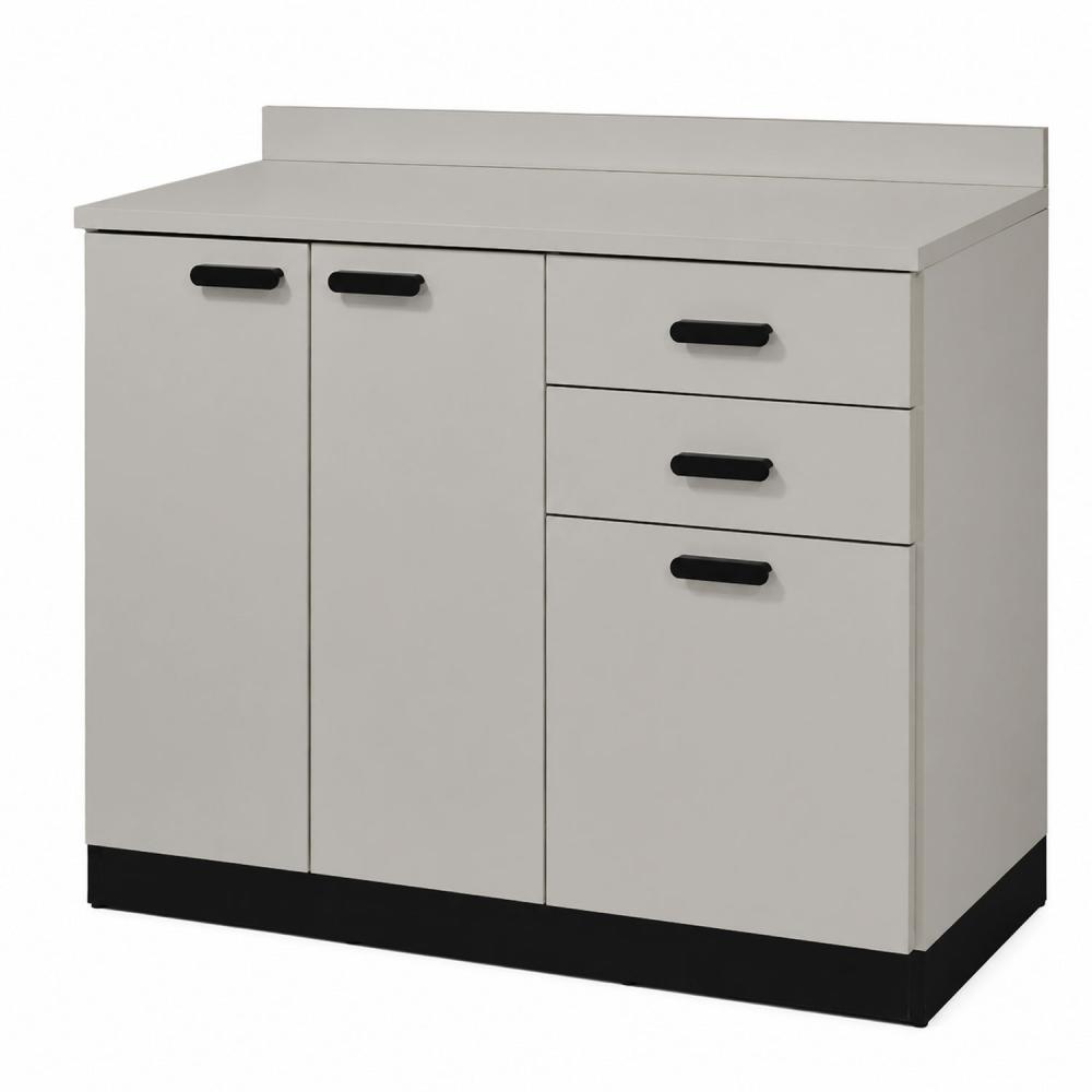 TEQLER | Sideboard VARDE grau / schwarz (T1711880)