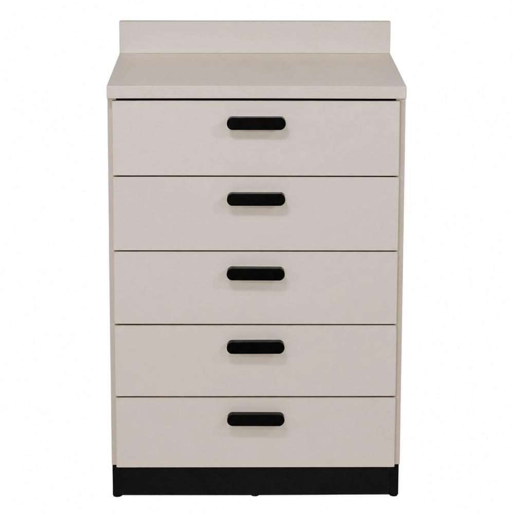 TEQLER | Schubladenschrank GREVE grau / schwarz (T1711890)