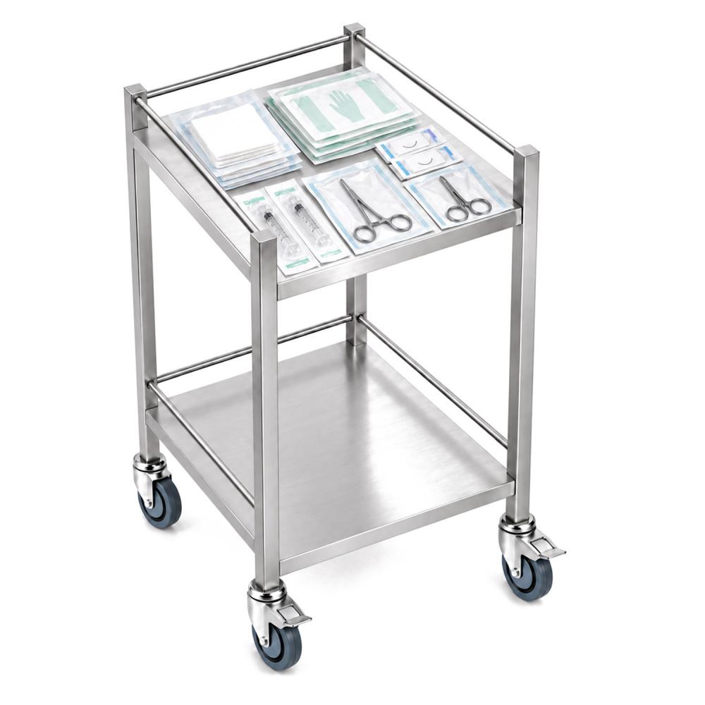 TEQLER | mobiler Edelstahl Multifunktionswagen (T171805)