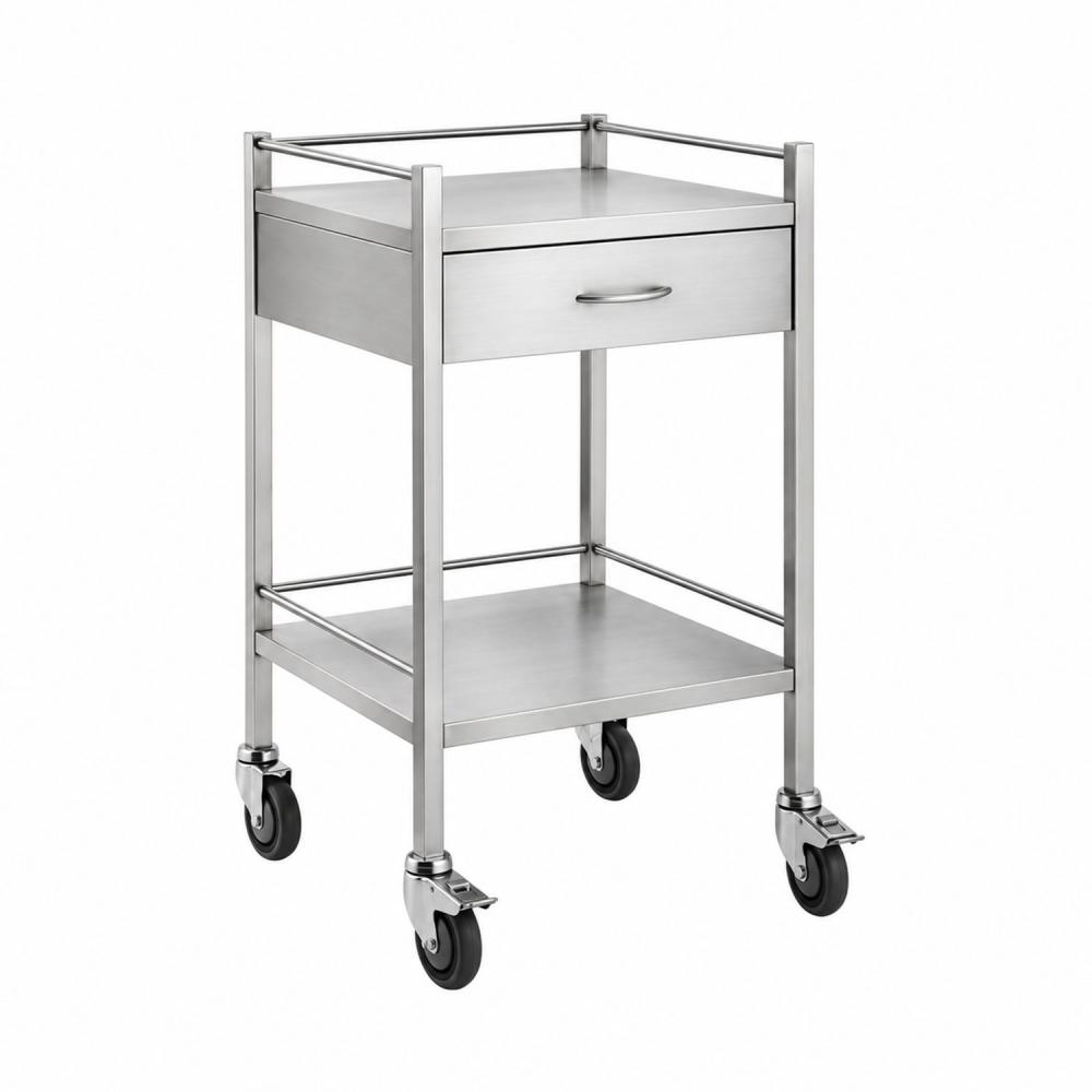 TEQLER | mobiler Edelstahl Schubladenwagen (T171806)