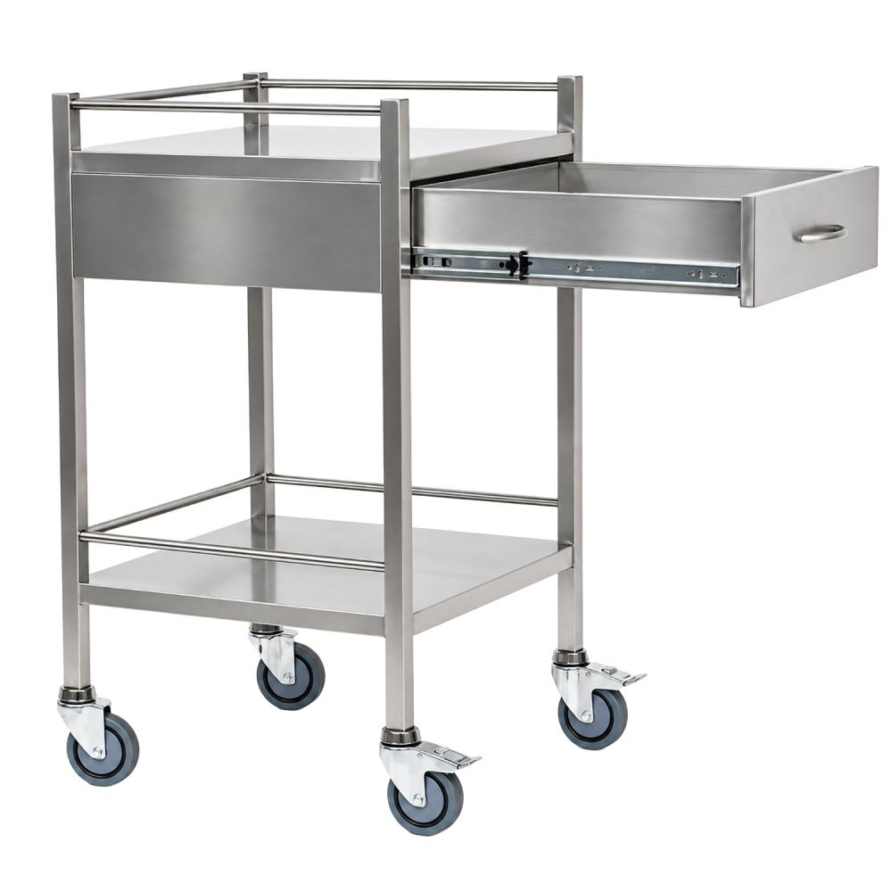 TEQLER | mobiler Edelstahl Schubladenwagen (T171806)