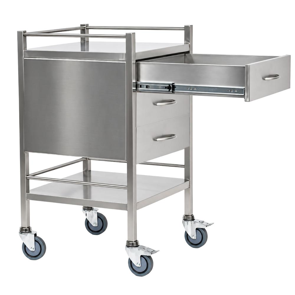 TEQLER | mobiler Edelstahl Schubladenwagen (T171808)