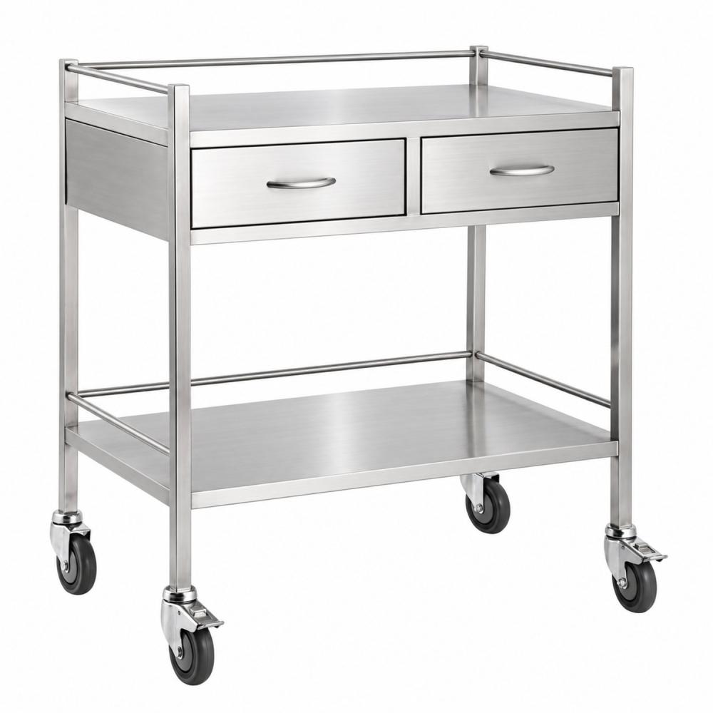 TEQLER | mobiler Edelstahl Vielzweckwagen (T171810)