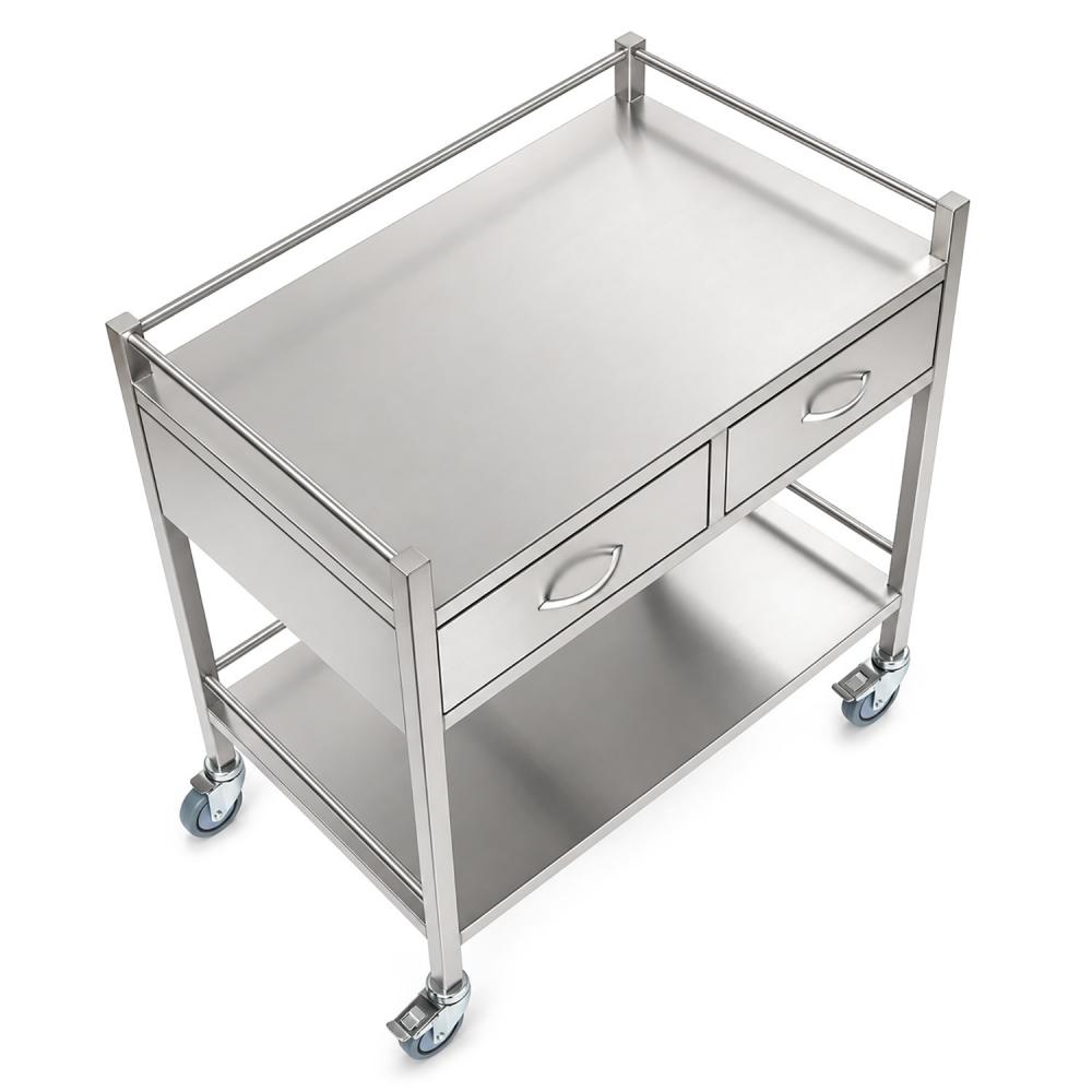 TEQLER | mobiler Edelstahl Vielzweckwagen (T171810)