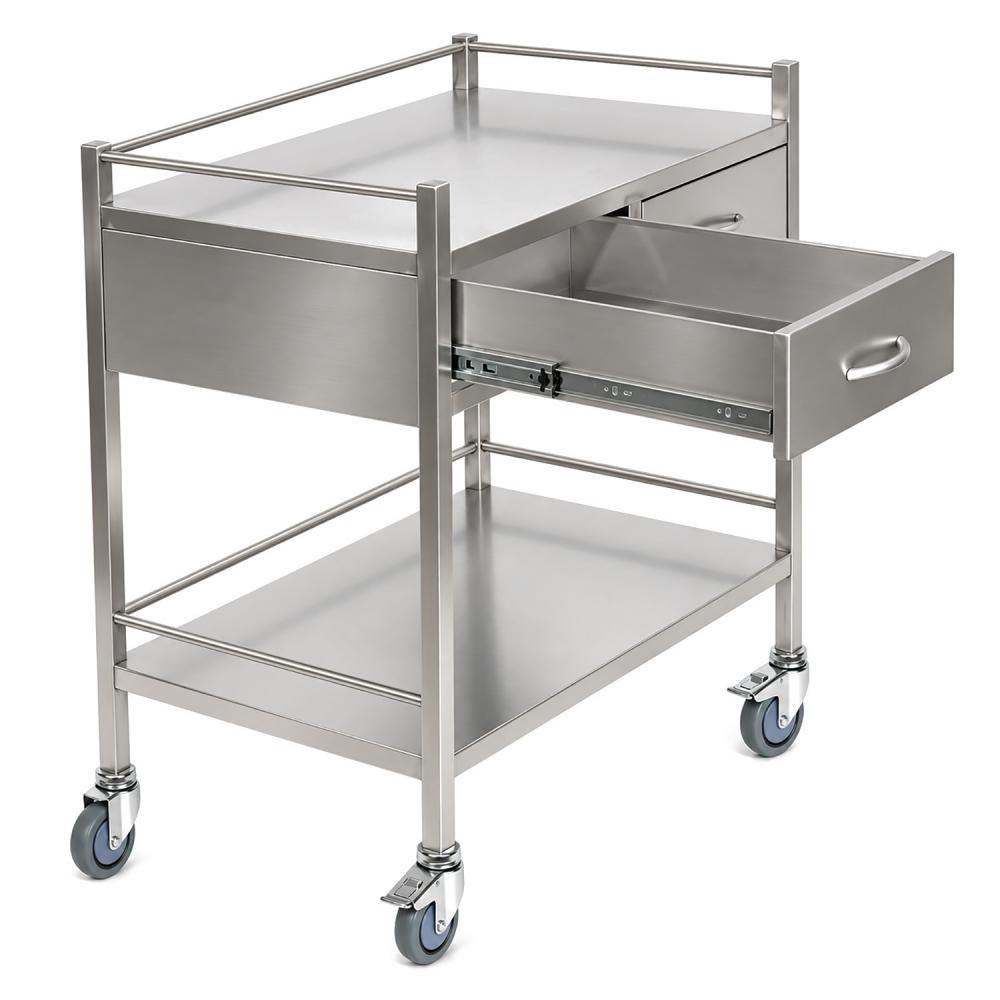 TEQLER | mobiler Edelstahl Vielzweckwagen (T171810)