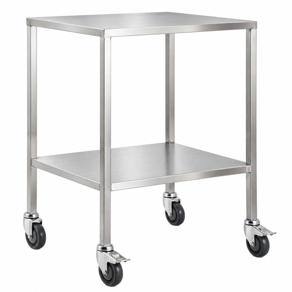 TEQLER | mobiler Edelstahl Gerätewagen (T171813)