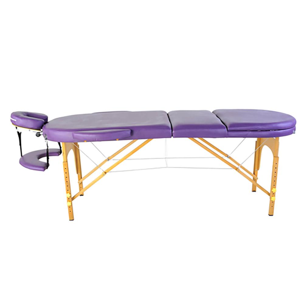 TEQLER Interior Massageliege Kosmetikliege MALUKU (lila)