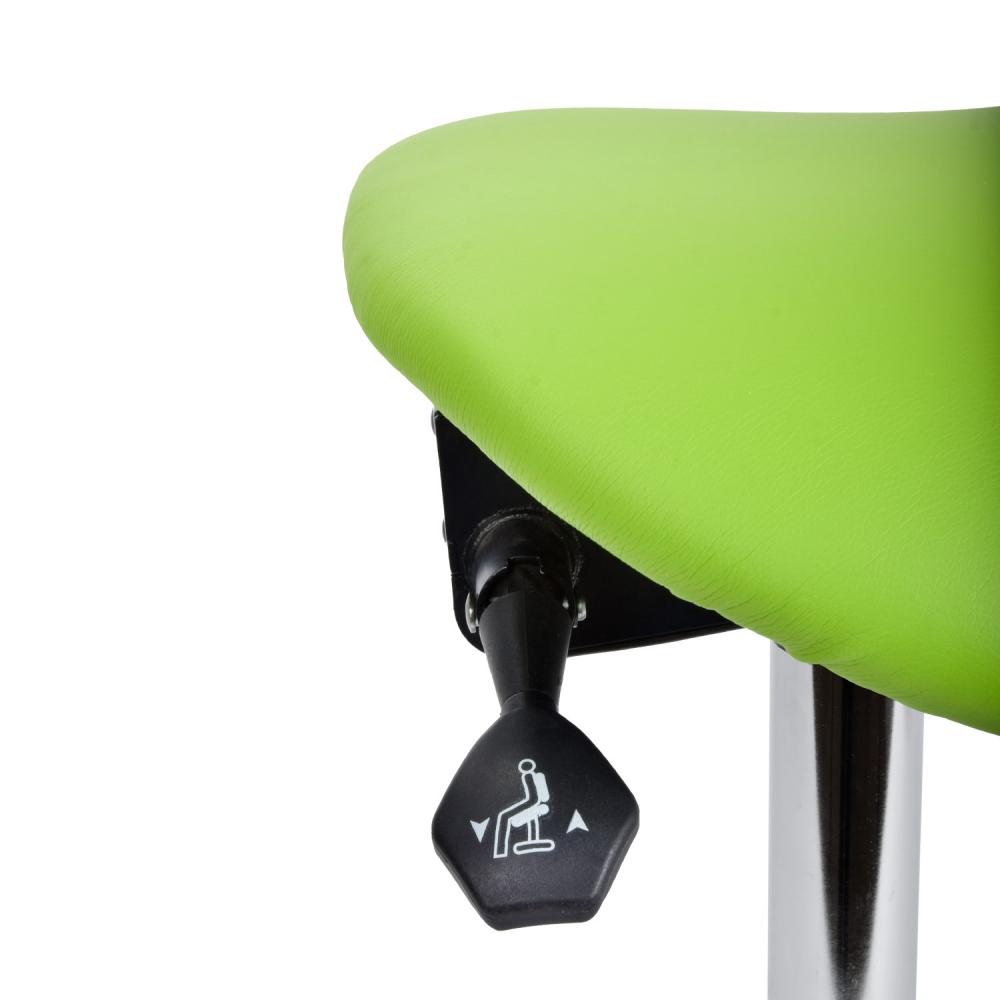 TEQLER | Drehhocker Sattelsitz apfelgrün (T140523apfelgrün)