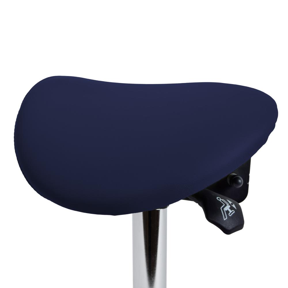 TEQLER Interior Drehhocker Sattelsitz blau (T140523blau)
