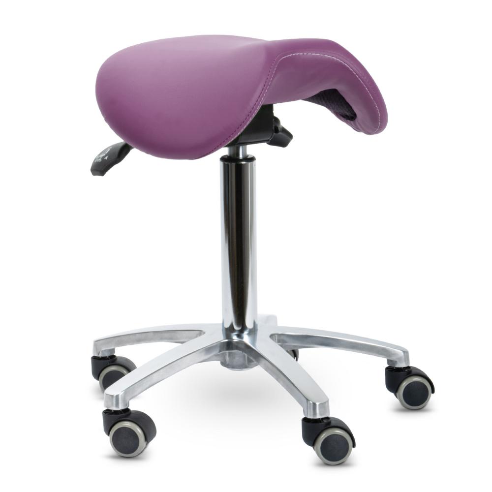 TEQLER | Drehhocker Sattelsitz lila (T140523lila)