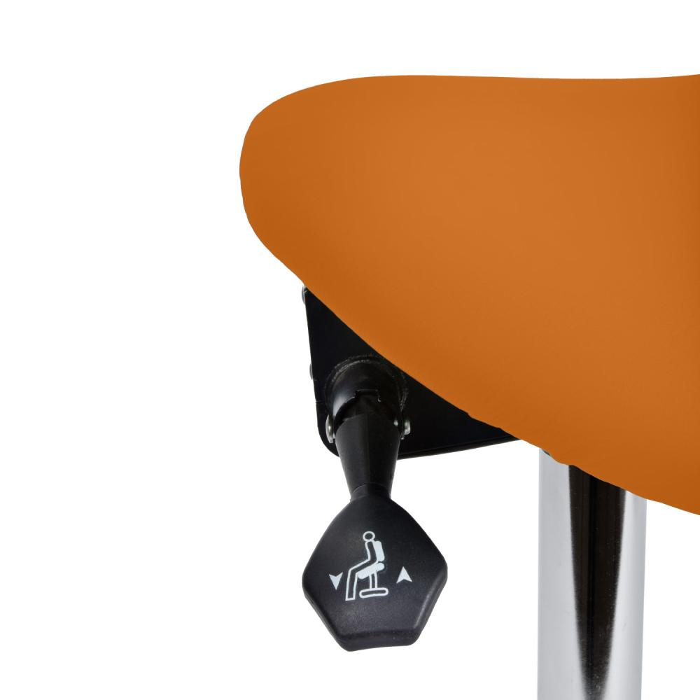 TEQLER | Drehhocker Sattelsitz orange (T140523orange)