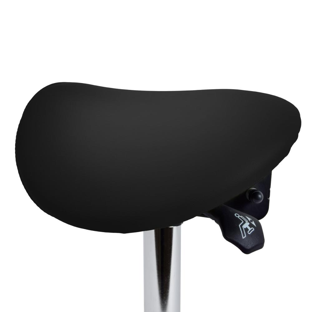 TEQLER | Drehhocker Sattelsitz schwarz (T140523schwarz)