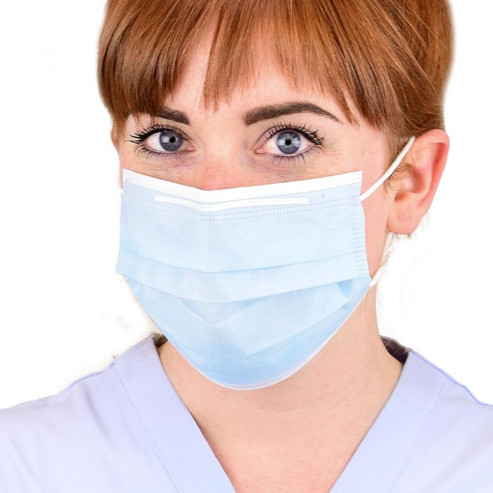 TEQLER | OP-Mundschutz Typ II blau EN 14683 (T490110blau)
