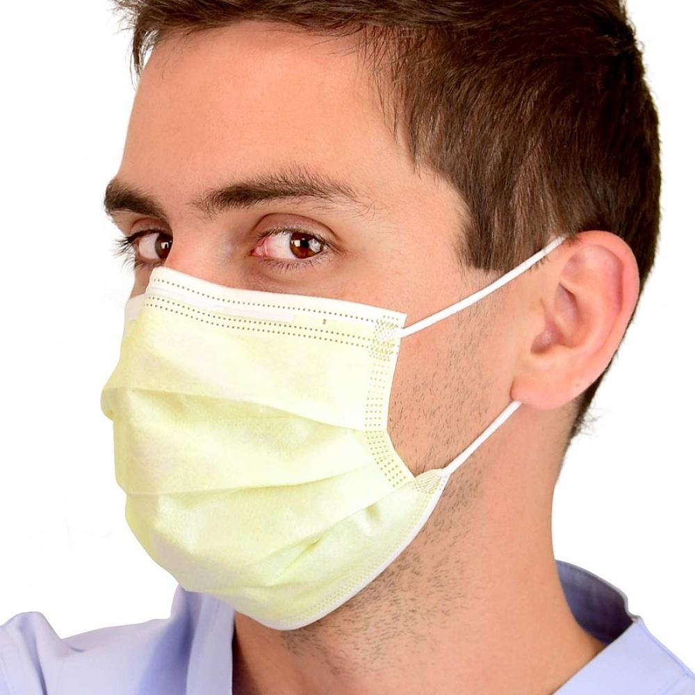 TEQLER | OP-Mundschutz Typ II limette EN 14683 (T490110limette)