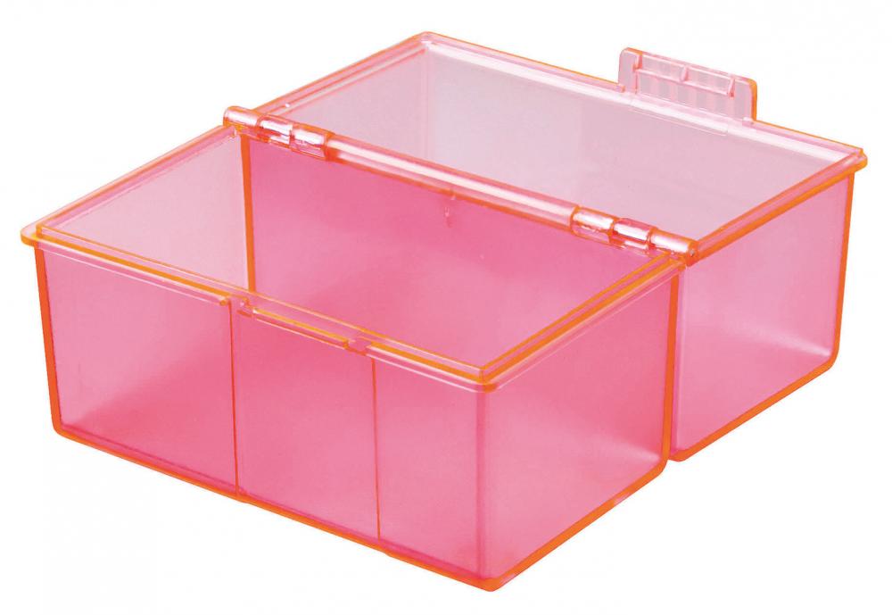 HAN Karteibox DIN A6 quer transluzent pink (400)