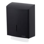 AIR-WOLF Papierhandtuchspender Alpha für 600 Tücher (mattschwarz)
