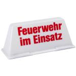Dachschild "Feuerwehr im Einsatz"
