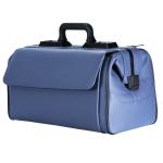 DÜRASOL | Arzttasche RUSTICANA Modern 2 Vortaschen Feinrindleder blaugrau (7014)
