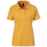 EXNER Damen-Polo-Shirt 100% Baumwolle gelb