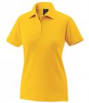 EXNER Damen-Polo-Shirt 65% Baumwolle gelb